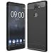 Produktbild NALIA Handyhülle kompatibel mit Nokia 8 Sirocco, Ultra-Slim Silikon Case Cover, Dünne Crystal Phone Schutzhülle, Stoßfeste Hülle Etui Handy-Tasche Bumper Backcover Smartphone TPU Gummihülle - Schwarz