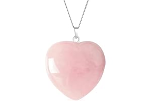 Wivico Piedras Naturales,Forma de Corazón Minerales y Piedras Preciosas Curativos,Reiki Piedras Chakras Yoga,Minerales Naturales,Amatista Piedra,Cuarzo,Terapia Amuleto,Decoración,Hogar,Regalo