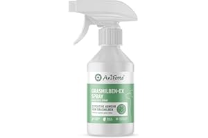 AniForte Grasmilben-EX Spray 250ml - Grasmilbenspray für Hunde, effektive & langzeitige Abwehr gegen Grasmilben & Parasiten, beruhigt gereizte Haut & lindert Juckreiz