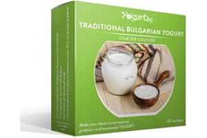LACTINA Traditionelle bulgarische Joghurt-Starterkultur - Milchsäurebakterien aus Bulgarien, ohne Konservierungsstoffe oder Zusatzstoffe (ganze Packung)