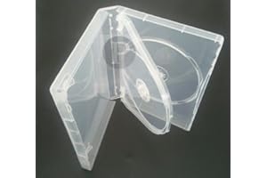 PANMER Custodia Case Per DVD / CD - 3 Posti Dorso 27mm