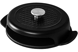 Boska Pizza Baker Parilla Mini - Horno de pizza compacto para la Parilla - Hierro fundido y acero - 19x23x6 cm