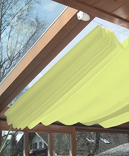 Windhager 10869 Sonnensegel-Seilspanntechnik-Set 270 x 140 cm, apfelgrün - 3