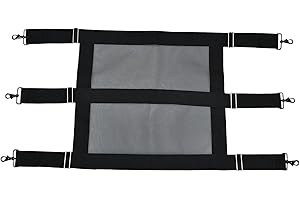 Ioensy Large Horse Stall Guard Barn Mesh Hooks Hardware Sturdy Allows Air Flow