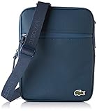 bolso tote piel hombre  Lacoste - L.12.12 Concept, Shoppers y bolsos de hombro Hombre, Azul (Reflecting Pond), 2.5x25.5x20 cm (W x H L)