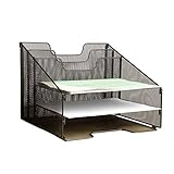 5-Compartment Desktop File Organizers help to keep your desktop organized and clutter-free with 5 sections tray sorters.