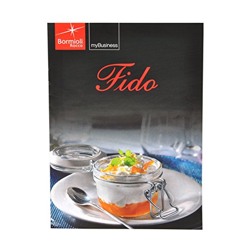 Bormioli Rocco Drahtbügelglas FIDO 6er Set, 350 ml, Einmachglas mit Bügelverschluss, inkl. Rezeptheft - 3