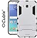 Cubix Robot Case For Galaxy J5 Case Back Cover Uv Coated Slim Hybrid Defender Bumper Shock Proof Case Armor Cover With Stand For Galaxy J5 Silver RS.399.00