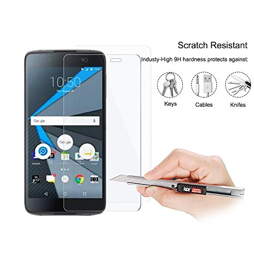 BlackBerry DTEK60 Schutzfolie, AVIDET Gehärtetem Glas Displayschutzfolie Screen Protector für BlackBerry DTEK60 – 9H Hardness aus gehärtetem Glas - 2