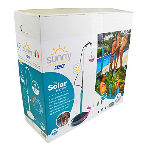 Solar Dusche Sunny Premium aquamarin Gartendusche Pooldusche Campingdusche - 4