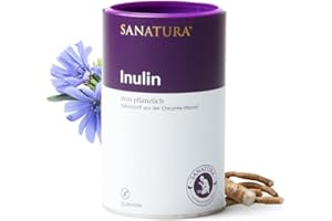 ‎SANATURA Sanatura Inulin – 250 g Inulin Pulver – vegan und glutenfrei – Aktiv Ballaststoff aus der Chicorée-Wurzel