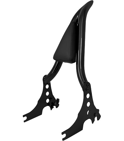 HCmotorku Dossier passager amovible Sissy Bar avec coussin pour Harley Touring Road King FLHR Street Glide FLHX Road Glide FLTR Electra Glide FLHT Ultra Limited CVO 2009-2025 Chrome 53,3 cm