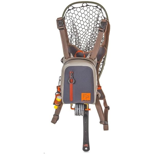 Chest Pack Switchback Pro Wading System Fishing Fanny Pack Fly Net