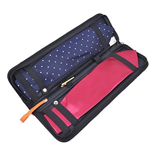 Portable Business Essentials Travel Exclusive For Tie Case Organiser Bags Men Nylon Necktie Travel Tie Case Tie Holder Storage Black RS.2280 (40.00% Off) - Amazon