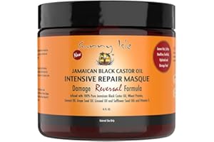 Sunny Isle Jamajski czarny olej rycynowy intensywna maska naprawcza, 400 ml