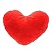 Soft Love Heart Shape Fluffy Pillows Cushions Block Gifts Sofa Decoration Red