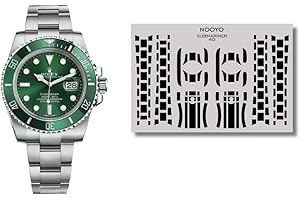 NOOYO Pellicola protettiva per Rolex Submariner 40 protezione per cassa, bracciale e chiusura Numero di riferimento 114060, 116610LN, 116610 LV, 116613LN, 116613LB, 116618LN, 116618LB, 116619LB.