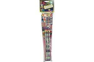 SPARKLERS CLUB Assortiment de 37 Pétards Fusées Amateur® - 16 mm - Initiation Feux d?Artifice Extérieurs - Catégorie F1 - Pack Découverte Sécurisé pour Particuliers