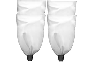 EVOIO Plant Fleece Frost Protection for Outdoor Plants, 4 Pack 140cm x 180cm Plant Frost Cover Bags Jackets Garden Fleece with Drawstring, Horticultural Fleece for Plants Shrub, Olive Tree Covers for Winter