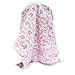 Produktbild Handtuch, 50 x 100 cm Vintage Floral Rosa 550 g/m2