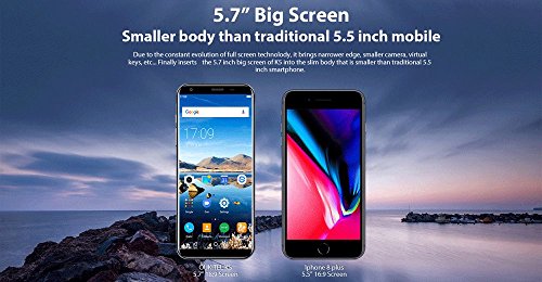 Oukitel K5 Smartphone 4G, 18:9 Full HD Display 5.7