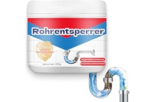 JOHNBOLIN Déboucheur Surpuissant, déboucheur canalisation Idéal en Cas d'eau Stagnante deboucheur canalisation professionnel Super déboucheur cheveux pour Cuisine et Salle de Bains (1 Pcs)