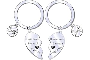 POIUYTRE San Valentino Regalo San Valentino per Lui San Valentino per Lei Regalo Portachiavi Coppia Idee Regalo Coppia Regalo pe Lui/Lei Regali Natale Coppia Regalo per Coppia Regalo Coppia Compleanno
