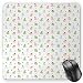 Produktbild Leopard Print Mouse Pad, Pink and Black Colored Girlish Pattern Safari Savannah Wildlife Theme Gaming Mousepad Office Mouse Mat Pink Black White