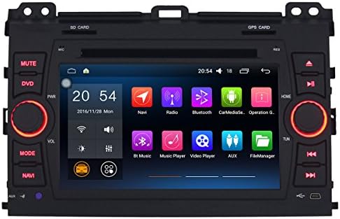 Morjava J8826 Double Din 7 inch Special Car Stereo for Toyota Bluetooth Steering Wheel Android 6.0 Car PC Quad Core with CANBUS RAM 2GB-Flash32GB