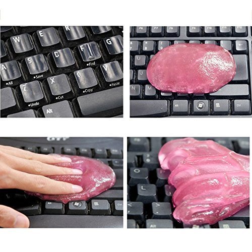 matecamera 2 Magic Tastatur Cleaner Gel Sticky Jelly Desktop Laptop Computer Staub Entferner Flexible Soft Kleber - 8