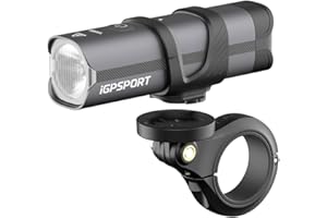 iGPSPORT Front Bike Light, 500/800/1200 Lumens Bicycle Front Light Type-C Rechargeable Bike Headlight Waterproof