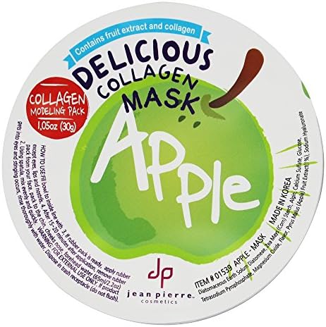 Jean Pierre - Delicious Collagen Modeling Pack Facial Mask Apple - 1.05 oz.