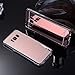 Produktbild Silicone Spiegel Hülle für Samsung Galaxy S8, Elegant Simple Hülle Case Schutzhülle Silikon TPU Ultra Dünn Slim Weich Etui Hüllen Tasche Spiegel Silikonhülle für Samsung Galaxy S8,Hancda Handyhülle Cover Transparent Soft Durchsichtig Bumper mit Spiegel Mirror Design Back Case Cool Schale Fall Handytasche für Samsung Galaxy S8 - Rose Gold