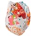 iZiv(TM) Newborn Organic Infant Waterproof/Adjustable/Reusable/Washable Pocket Cloth Diaper Fit Babies 0-3 Years(Owl)