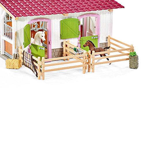 Schleich 42344 - Reiterhof mit Reiterin und Pferden - 6