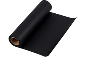 RUSPEPA Rotolo Di Carta Kraft Nera - 30,5cmX30m - Carta Riciclata Perfetta Per L'Artigianato, L'Arte, Il Confezionamento Di Piccoli Doni, L'Imballaggio, La Posta, La Spedizione, Il Pagliolo E Il Pacco