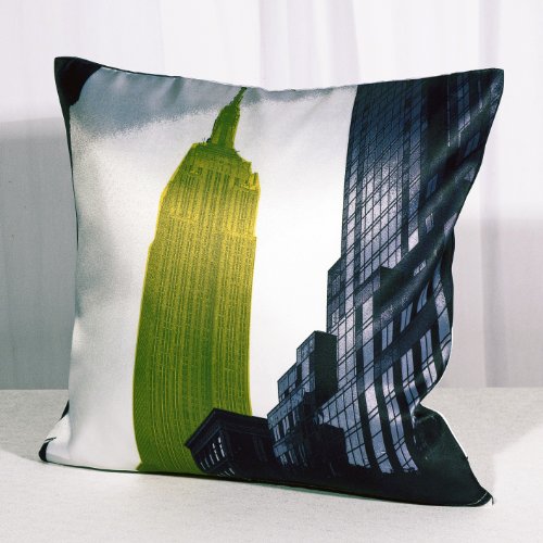 Kissenbezug 4er-Set NEW YORK BROADWAY/BROOKLYN BRIDGE/EMPIRE STATE BUILDING/FREIHEITSSTATUE 40×40 cm - 2