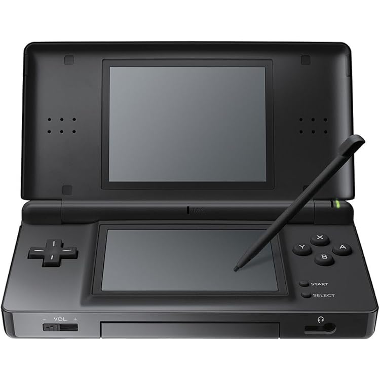 Nintendo DS Lite Black Console with Professor Layton and the