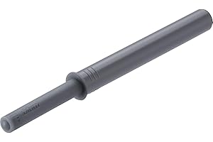 Gedotec Druckschnapper Push-to-Open Türöffner grau - Langversion mit Puffer | Blum Öffnungsunterstützung 956A1006 | Drucköffner für Schranktüren & Schubladen | 1 Stück - Möbel-Schnäpper Tip-On