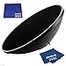 Produktbild Phot-R 16 "40cm Beauty Dish Fotografie Foto-Studio-Licht-Beleuchtung Zubehoer Universal-Reflektor Wabe Weiss transluzentem Kunststoff Weiss Innenraum Bowens S-Type-Einfassung mit 'L' Shaped Bowens Blitzhalterung fuer Sony + Microfibre & Chamois Tuch
