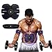 Produktbild Jingfude Professional EMS Elektrostimulator Bauch Muskelaufbau Gürtel Home Fitness Training Gear, Elektrische Vibration Pads für Männer und Frauen zu Gewichtsverlust, Schlank, Former, Strong-Blue