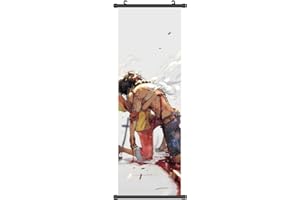 CBOSNF One Piece Pósteres de Anime Scroll One Piece Póster Decoración Luffy Scroll Painting Poster One Piece Pósteres de Anime ScrollLuffy Pared Colgante Pósteres Poster 30 * 90CM