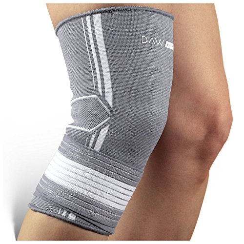 Preisvergleich Produktbild DawFitness Kniebandage und Kniestütze Einstellbare Kompressionskniebandage für Fitness