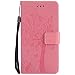 Produktbild Nancen Wallet Case Tasche Hülle für Motorola Moto G5 plus (5,2 Zoll) Flip Schutzhülle Zubehör Lederhülle mit Silikon Back Cover PU Leder Handytasche im Bookstyle Stand Funktion , Schmetterling Schnalle Magnet , Baum und Katze Muster Flip Funktion Kartenfächer Etui Schale ,Schütze Dein Telefon