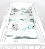 BABYLUX NESTCHEN Bettumrandung mit Kopfschutz 210 x 30 cm