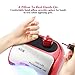 Finger Nail Toenail Nail Dryer 48W Gel Art Polish Tools Professional CCFL LED & UV Nail Lamp 3 Timer Setting SPA Equipment Diamond Shaped Quickly Dry Automatic Sensor Home Work Curling CoFashion