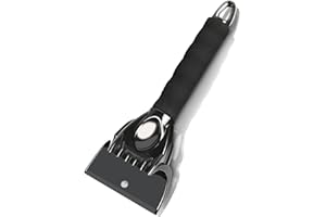 Karvipark Ice Scraper,Car Windscreen Frost & Snow Removal for Truck Pickup Windshield and Window (Black)
