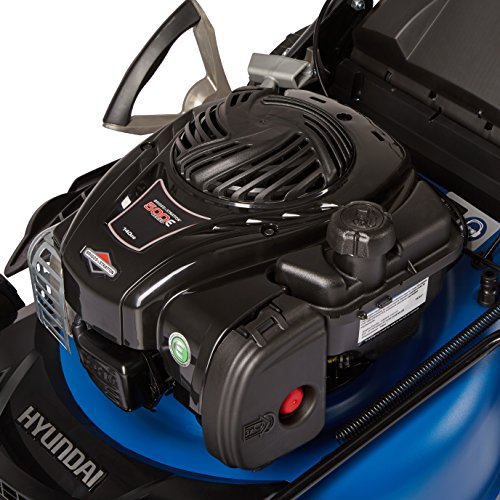 HYUNDAI Benzin-Rasenmäher LM4601G B&S (Selbstantrieb, Schnittbreite 46 cm, 1.9kW Briggs & Stratton Motor, 65L Fangkorb, Mulchfunktion, Benzin-Mäher) - 4