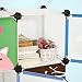 SoBuy FSS52, DIY 12 Cubes with Doors, Children Storage Unit, Interlocking Cube Storage Organiser Cabinet Wardrobe -Animals