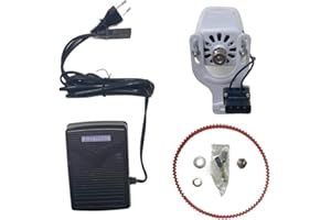 ECOSTURA® Motor Universal para Máquina de Coser, 100W, para Alfa, Singer, Refrey, Sigma, Máquinas de Coser Antiguas y Modernas